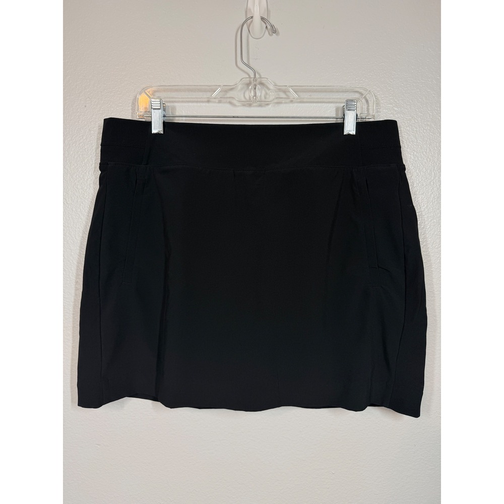 Athleta Skort Women 14 Black Brooklyn‎ Skort 16" Athletic Golf Tennis Activewear